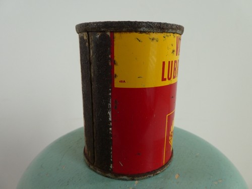 Vintage Shell Oil Company Valve Lubricant Full Unopened Metal Tin Can 4oz Canada - Picture 10 of 16