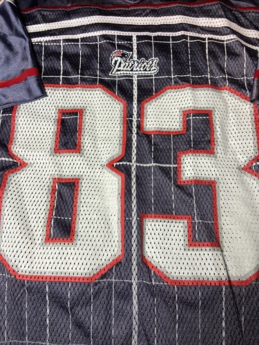 Wes Welker New England Patriots Reebok Mens Football Jersey Medium Super Bowl - Picture 4 of 18