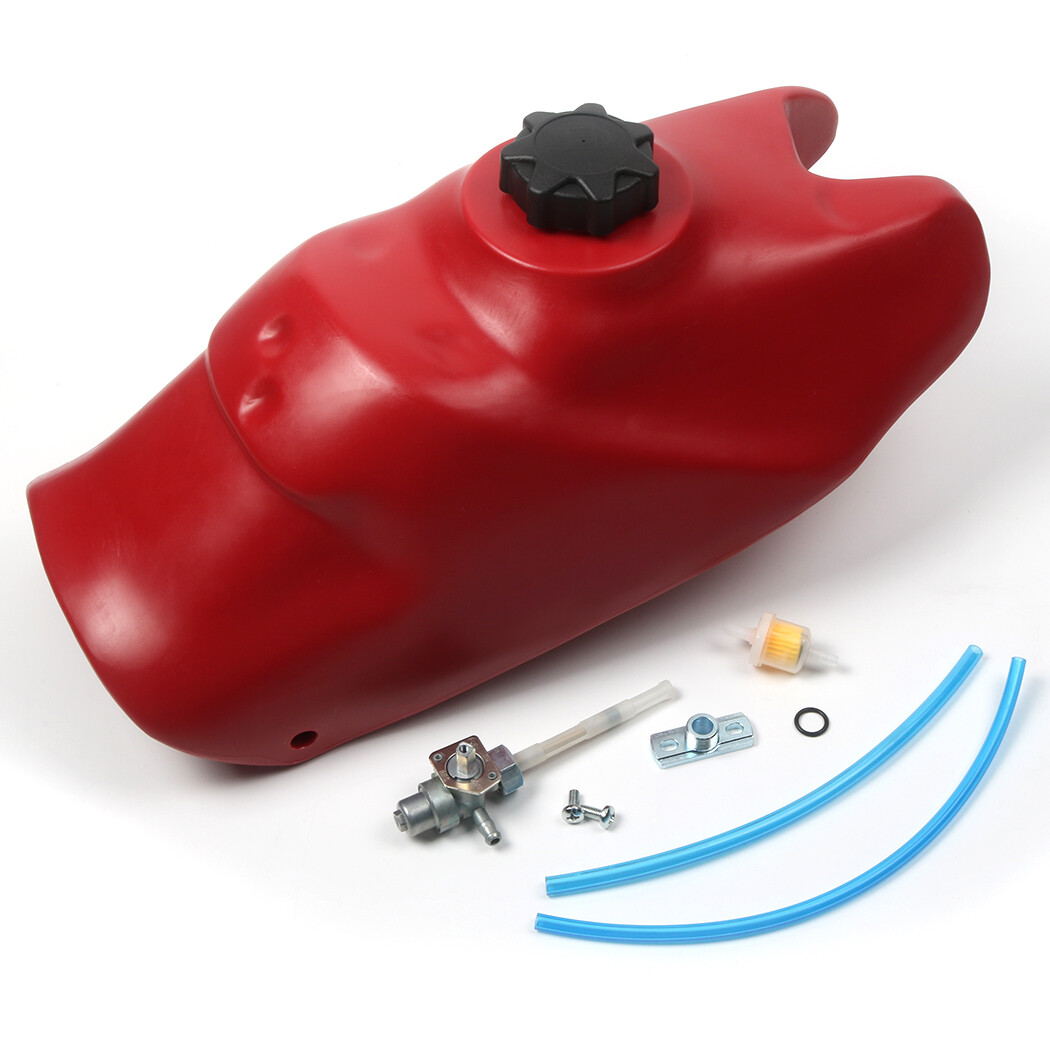 Plastic Fuel Tank & Gas Cap Red For Honda 19871988 TRX250X ,TRX 300EX