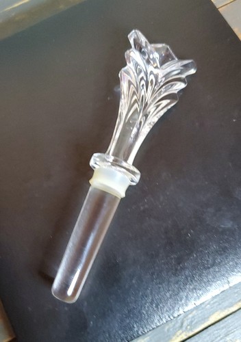 TOWLE SYDNEY FULL LEAD CRYSTAL WINE BOTTLE STOPPER MADE IN AUSTRIA 5.75" - Bild 6 von 12