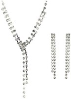 Link Up Diamante Necklace And Earrings Set Link Up Diamante Necklace And Earrings Set