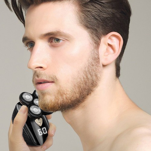 Afeitadora 5D 5 en 1 Cortadora de Pelo Inalámbrica Cabeza Calva Maquinilla de Afeitar Eléctrica para Hombres Seco en Húmedo - Imagen 7 de 47