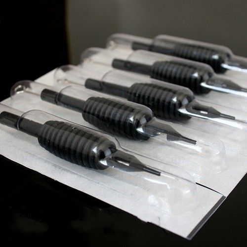 Bis zu 100x sterile Einweg Tattoo Nadel mit Tube 3/4 Griff und Spitze - Bild 5 von 54