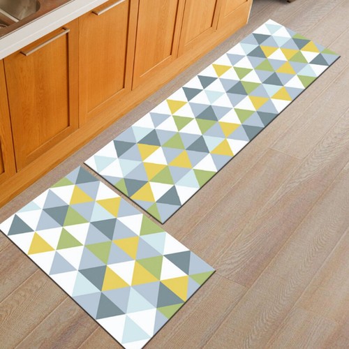 Non-Slip Mat Kitchen Floor Carpet Area Rug Bathroom Absorbent Doormat Pad 2PCS - Picture 22 of 26