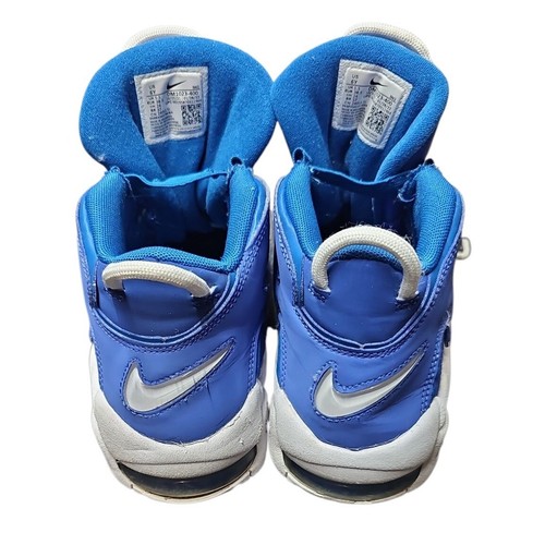 Nike Air More Uptempo Zapatos de Baloncesto Azul Blanco Tenis Juveniles 6Y/7.5 Para Mujer - Imagen 2 de 11