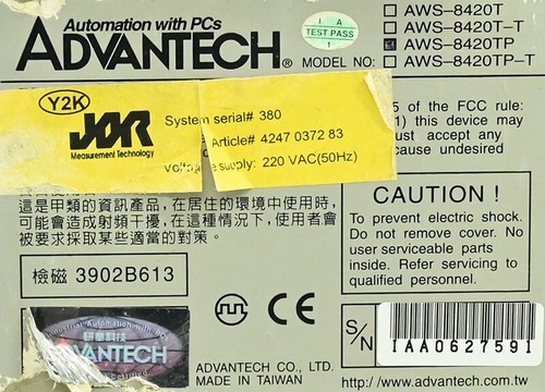 PC industriel Advantech AWS-8420TP AWS8420TP - Photo 3/3