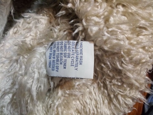 Y2K Lee Outerwear Denim Jacket Coat Faux Fur Lined Teens Large sherpa levis xs s - Picture 3 of 7