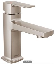 Peerless Ezra Single Hole Bathroom Faucet, Brushed Nickel Bathroom Sink