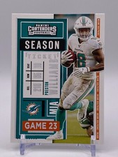 2020 Panini Contenders Preston Williams #48 Football Card Dolphins