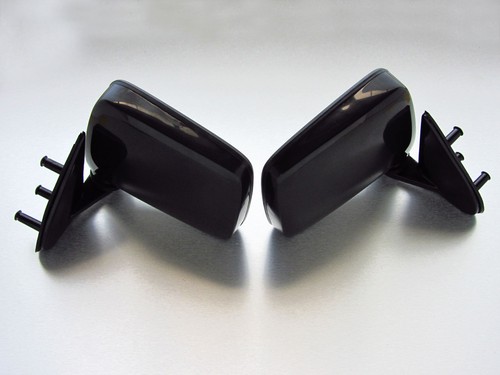 86-97 for Nissan Hardbody navara D21 Big-M door side mirror black pair - Picture 2 of 6