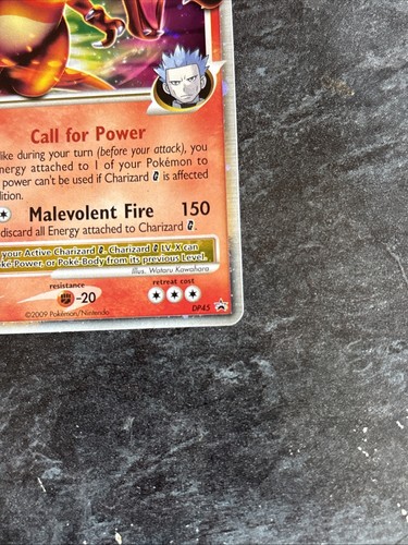 Charizard G LV.X DP45 Black Star Promo-Excellent Condition - Picture 7 of 7