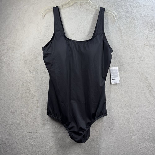 Lands’ End Tugless Tank Einteiler Badeanzug schwarz Damen Gr. 18 NEU