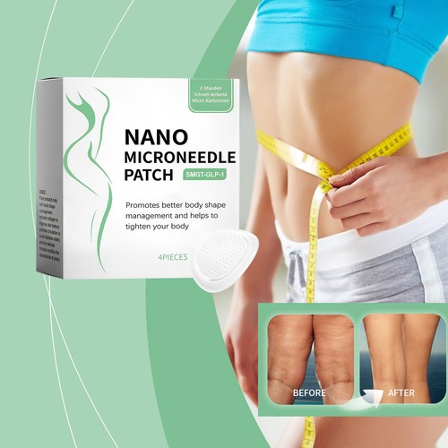 4 PCs Nano Micronedle Body Care Patch für Gewichtsverlust und junge Haut Textur - Bild 12 von 12