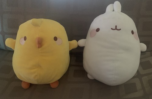 Tomy Molang, süßes Küken und Häschen Plüschtier Set. Extrem weich und bezaubernd