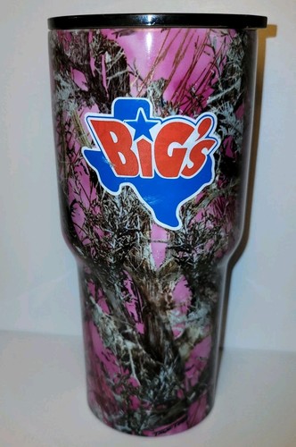 Big’s Texas Pink Camo Reisebecher – Buckhead Trinkgeschirr 24 Unzen Edelstahl - Bild 2 von 8