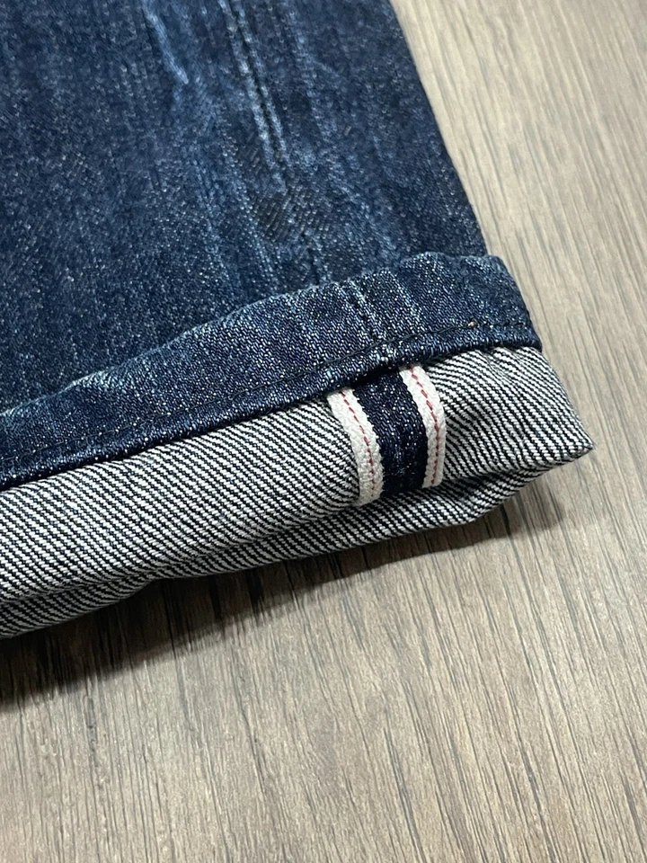 Levis Vintage Clothing 505-0217 Redline Selvedge Big E Denim Jeans Men's 39x30 - Image 3 of 4