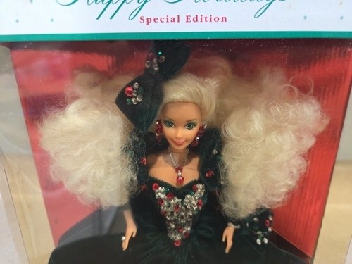Muñeca Barbie Happy Holidays Edición Especial 1991 Mattel 1871 NRFB - Imagen 2 de 11