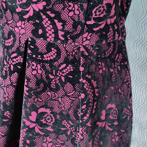 Mesh Floral Purple Black Dress Large Whimsigoth Dark Romance Sleeveless Dress - Picture 16 of 22