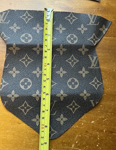 Louis Vuitton Brown Monogram Fabric Scraps Replacement Repairs 3 Piece - Picture 8 of 10