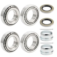 2 Set Fits for 1-1/16'' Axles Trailer Wheel Hub Bearings Kit,