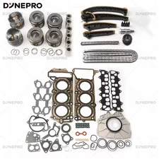 ENGINE REBUILD KIT WITH PISTON RINGS SET FOR MERCEDES-BENZ OM642 V6 3.0L