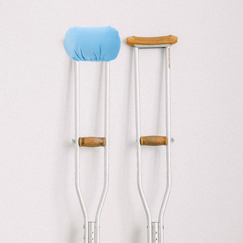 Crutch Armpit Handle Cover Crutch Underarm Cushion Walking Stick Armpit Pad - Imagen 2 de 12