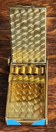 1920s Art Deco Camera Style Powder Lipstick & Cigarette Compact Made in Germany  - Bild 7 von 15