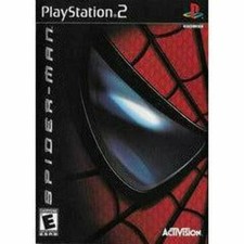 SPIDER-MAN (PS2) DISC + CVR ART + MANUAL - NO CASE - VERY GOOD
