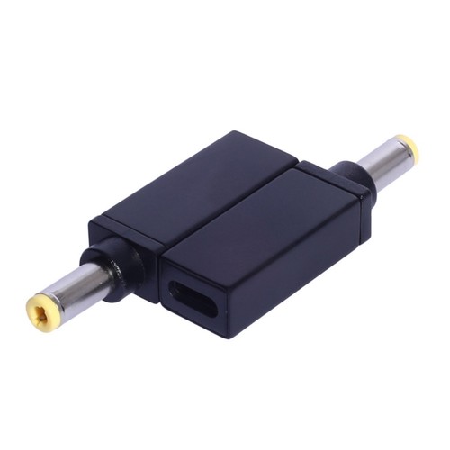 Type C to 5525 Converter Female to Male Connector Fast PD100W Charging Solution - Afbeelding 1 van 8