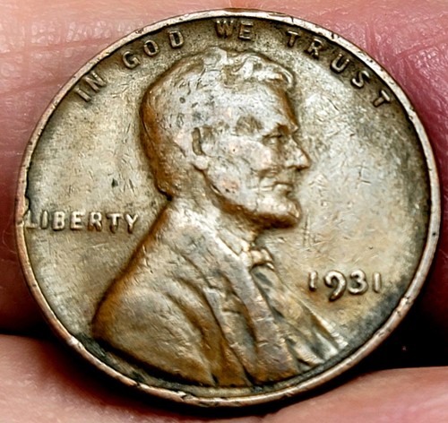 1930-p 1930-d 1931-p Lincoln Wheat Cents Lot of 3 Coins - Picture 3 of 8