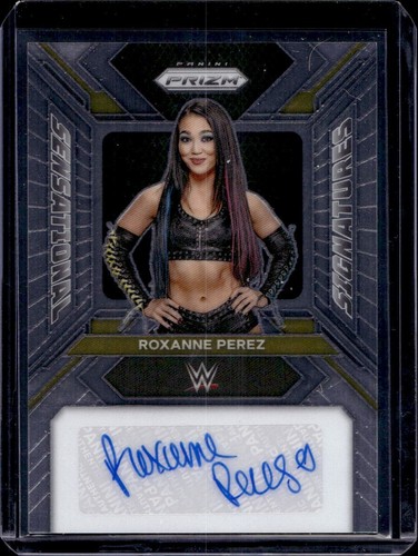 Roxanne Perez Full Auto 2024 Panini Prizm Rare WWE WWF SS-ROX Autograph
