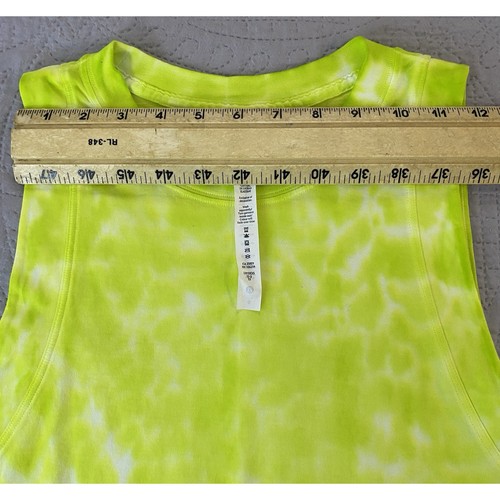 Lululemon Gr. 6 To Dye For All Yours Pima Ctn Marmoleodo Batik Hilight Grn Crop - Bild 9 von 10