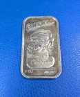 1987 SilverTowne Garfield Santa Merry Christmas ST-42 Silver Art Bar A4647