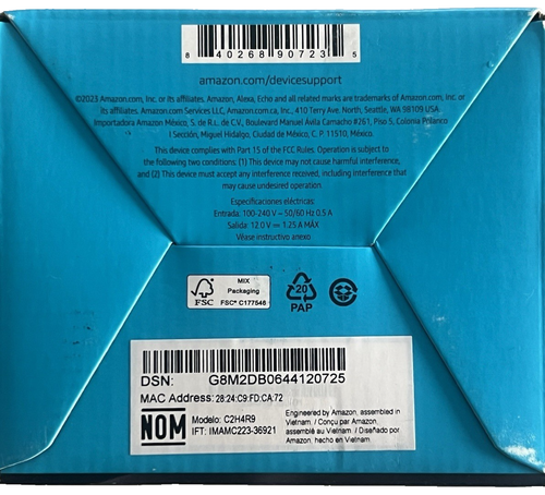 New Amazon Echo Pop 1st Gen Alexa Smart Speaker - Charcoal - Picture 3 of 5