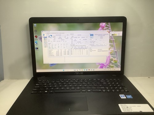 ASUS X751s,INTEL N3550,8GB RAM,240GB SSD, 17.3inch,WINDOWS 11 PRO 23H2,DVD - Afbeelding 8 van 13