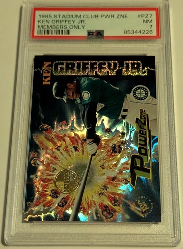 1995 Stadium Club Power Zone Members Only Ken Griffey Jr. #PZ7 PSA 7 Low Pop - Bild 2 von 7