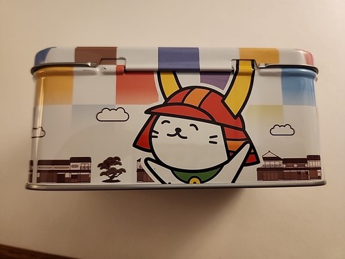 Hikonyan Charakter Ware Snack Dose Metallbox mit Deckel Shiga Präfektur Japan - Bild 3 von 6