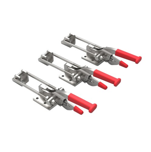 Juego de abrazaderas de palanca tipo pestillo manija ajustable cierre para muebles - Imagen 2 de 12