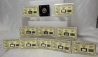 STOCKING STUFFERS 1 /1000 Oz Gold Coin Mona Lisa & (10) 1 Grams Fine Silver .999