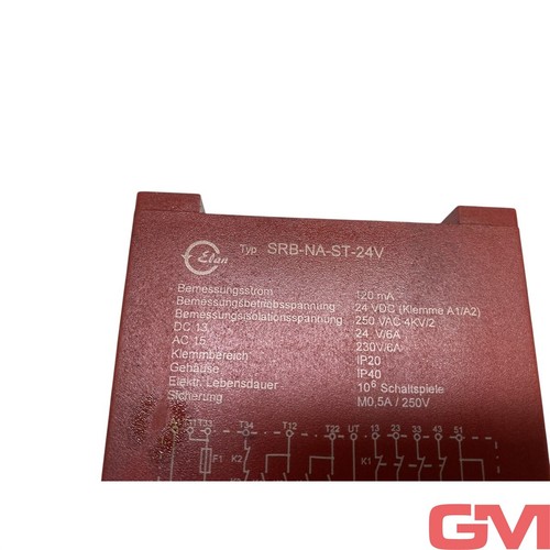 Elan Safety Relais SRB-NA-ST-24V Safety Relay 24 5v 3,0 S - Picture 2 of 9