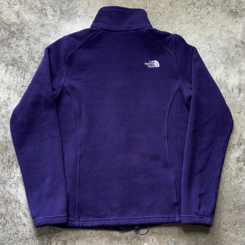 The North Face lila Fleece Full Zip Pullover Damen Medium Langarm Freizeit - Bild 6 von 6