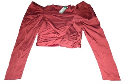 NWT, Cube 57 BOUTIQUE, Puffer Sleeve Blouse, La' Ros, Size Small
