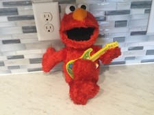 SESAME STREET ROCK AND RHYME 14" ELMO TALKS AND SINGS WORKS