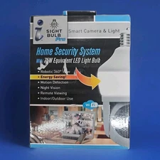 Sight Bulb WiFi Smart Camera & Light Pro, 75W Equivalent LED Light Open Box