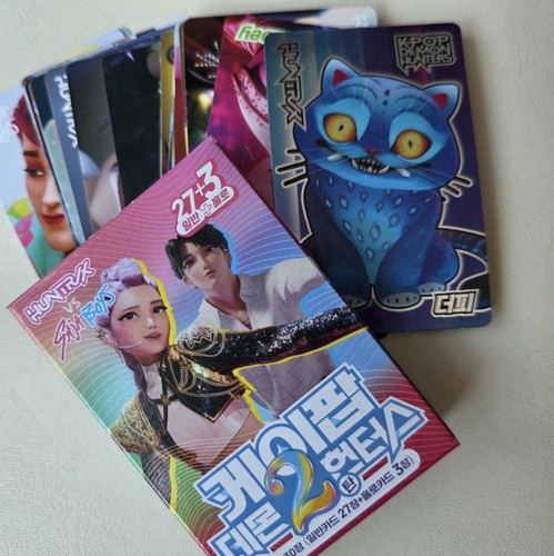 Kpop Demon Hunters 2nd Ver Photo card 12 Boxes-Total 360 Cards HUNTRIX SAJA BOYS - Picture 10 of 13
