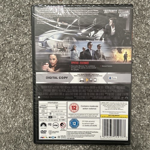 Mission: Impossible - Ghost Protocol (DVD, 2012)  New N Sealed  - Picture 2 of 4