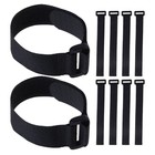  10pcs Reusable Cable Ties Cable management Hook Loop Cable Straps Wire Ties