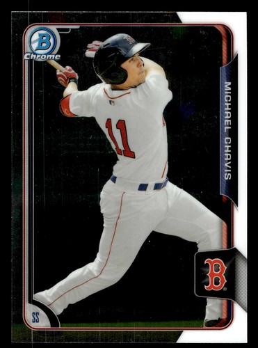 2015 Bowman Draft - Chrome - #133 Michael Chavis - Boston Red Sox - Picture 1 of 2