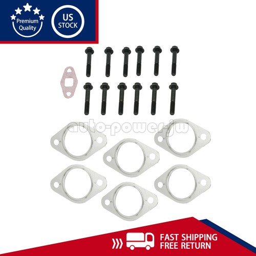 Exhaust Manifold Gasket Set with Bolts For Cummins 6c 6CT 8.3L 3929012/3932063 - Picture 3 of 10