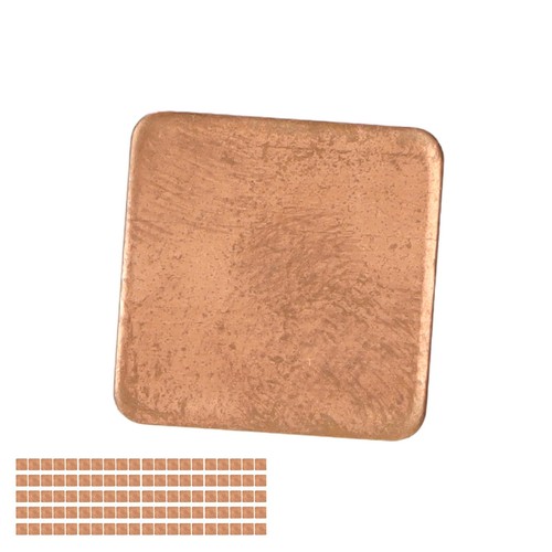 100x Copper Pad Shim Thermal Conductivity Burr Free Copper Shim Heatsink For CB - Afbeelding 8 van 43
